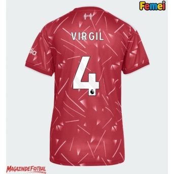 Liverpool Virgil van Dijk #4 Tricou Fotbal Replică 2026-27 Femei Acasa